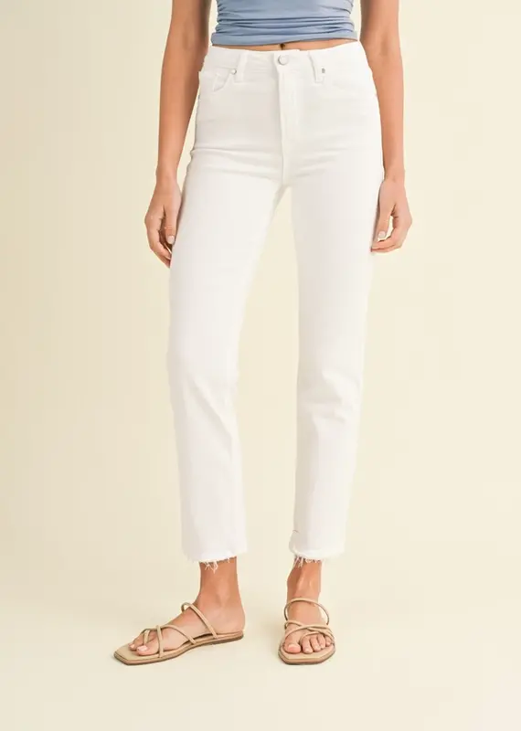 Charles Straight Jeans White