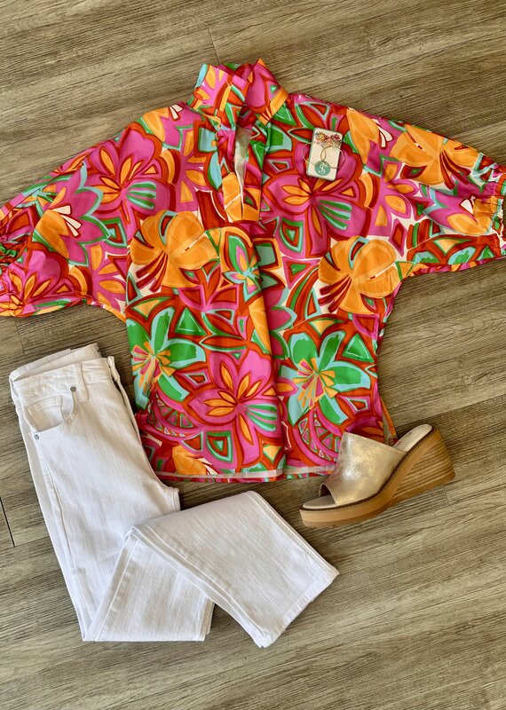 Sloane Bloom Mirage Top