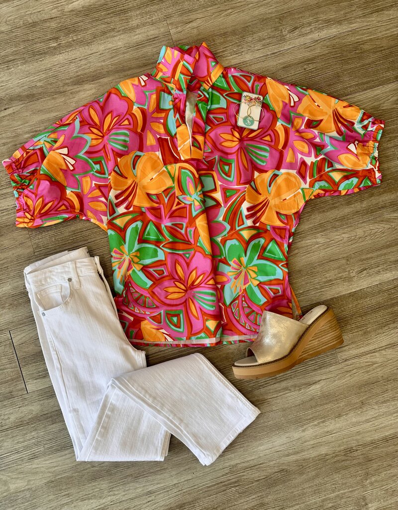 Sloane Bloom Mirage Top