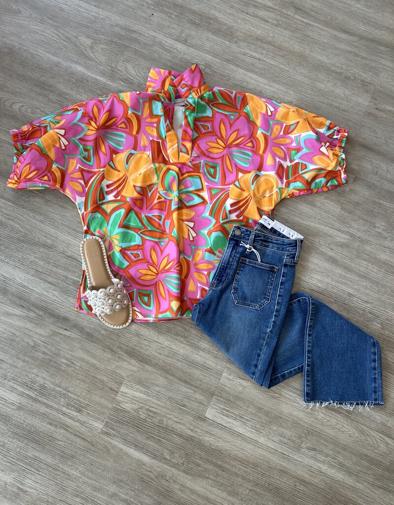 Front Row Patch Pocket Cropped Flare