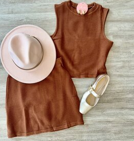 On A Stroll Top Brown