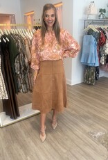 Risk Taker Suede Skirt