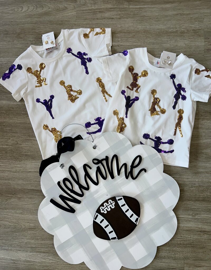 Lets Geaux Cheer Top