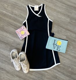 Deuces Tennis Dress Black