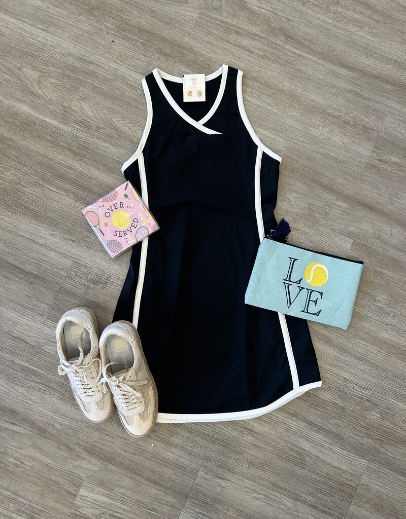 Deuces Tennis Dress Black