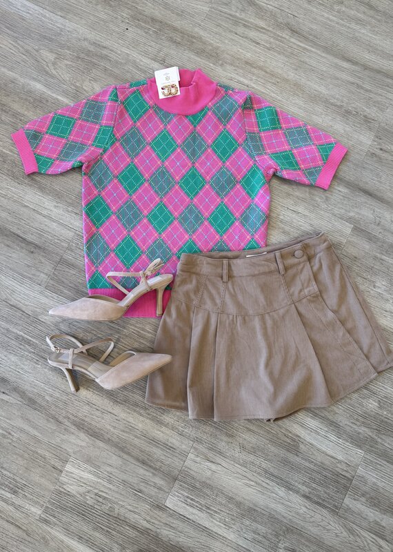 Maren Argyle Sweater