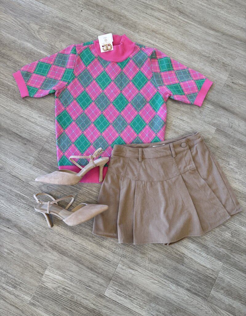 Maren Argyle Sweater