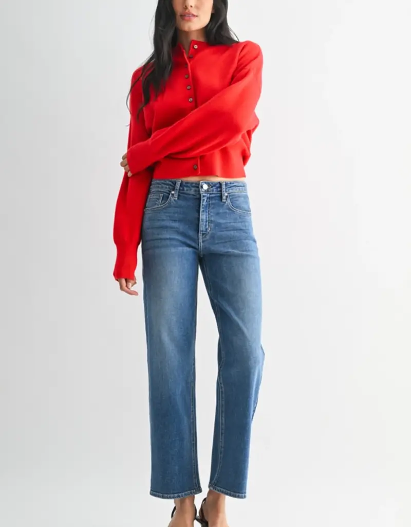 Amber Slim Wide Leg Jeans
