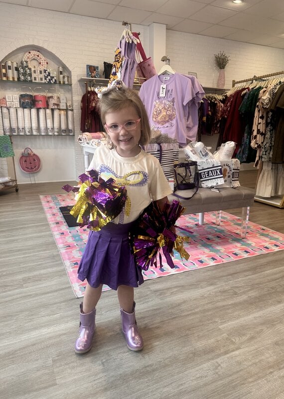 Tiger Bow Kids Top