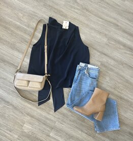 Ella Top Navy