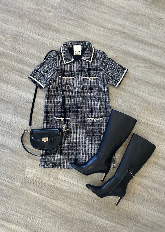 Audrey Tweed Dress