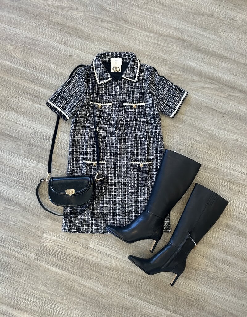 Audrey Tweed Dress