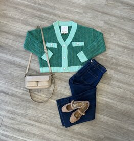 Taylor Cardigan Green
