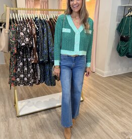 Taylor Cardigan Green
