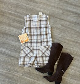 Dani Tweed Romper