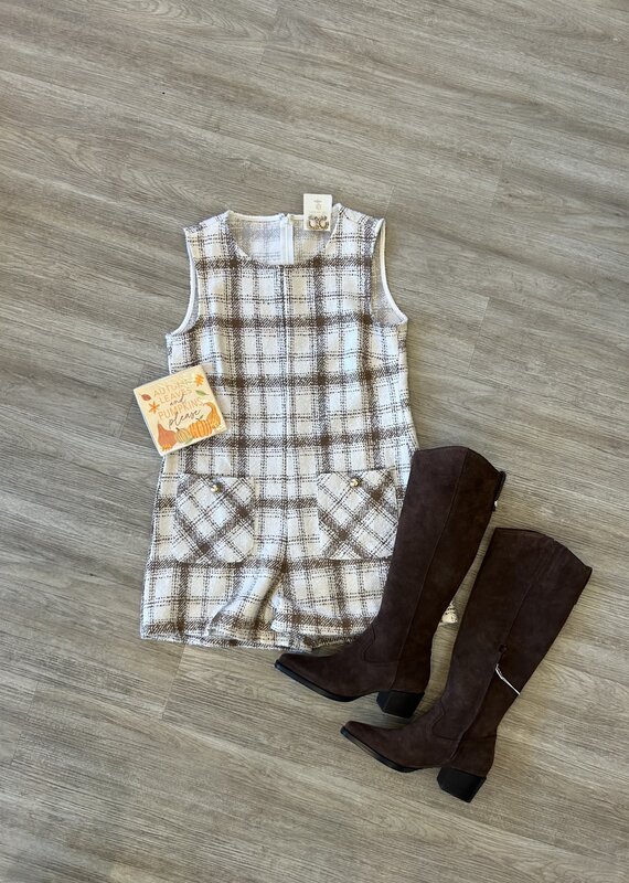 Dani Tweed Romper