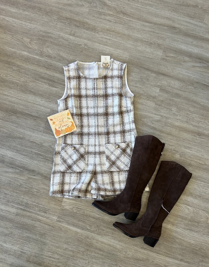 Dani Tweed Romper