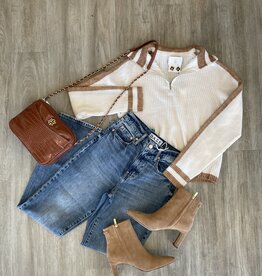 Daze Denim Sundaze High Rise Straight Jeans Brooklyn