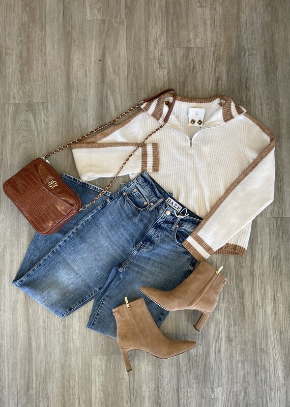 Daze Denim Sundaze High Rise Straight Jeans Brooklyn