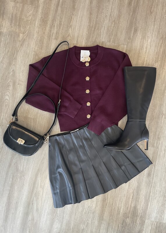 Stella Cardigan Wine