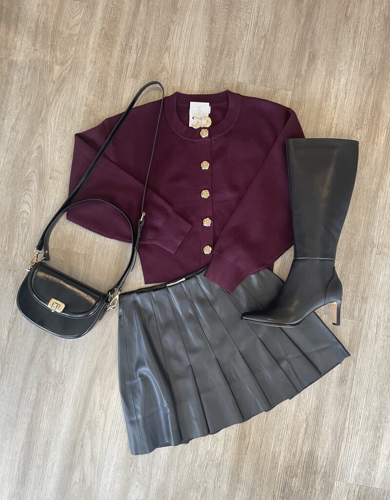 Stella Cardigan Wine