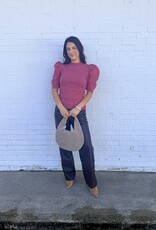 Danielle Leather Straight Pants