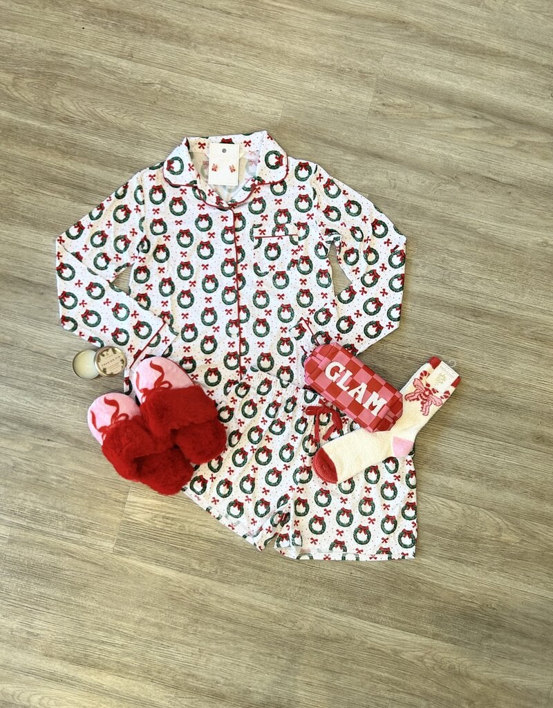 Clara Wreath Pajama Top