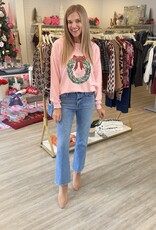 Clara Wreath Sequin Sweatshirt