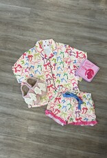 Daylight Bow Ruffle Pajama Set