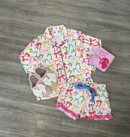 Daylight Bow Ruffle Pajama Set