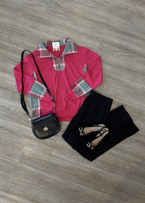 Juniper Plaid Pullover