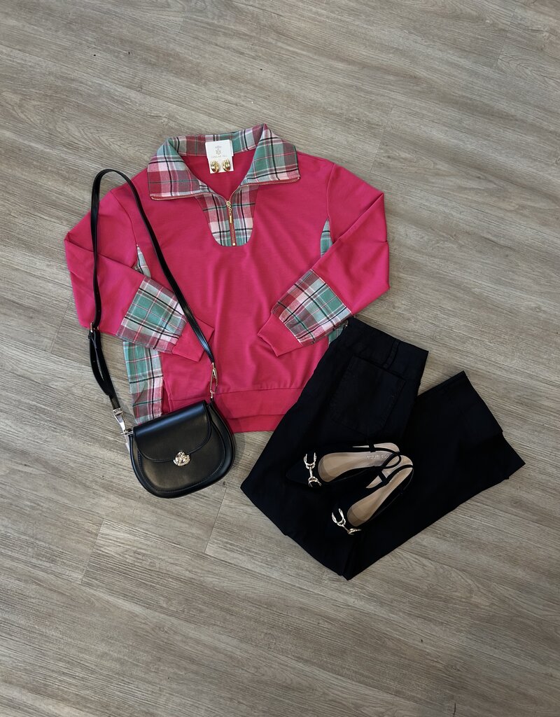 Juniper Plaid Pullover