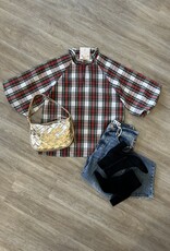 Donna Plaid Top