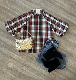 Donna Plaid Top