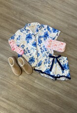 Blue Blossom Pajama Set