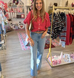 Daze Denim City Straight High Rise Jeans