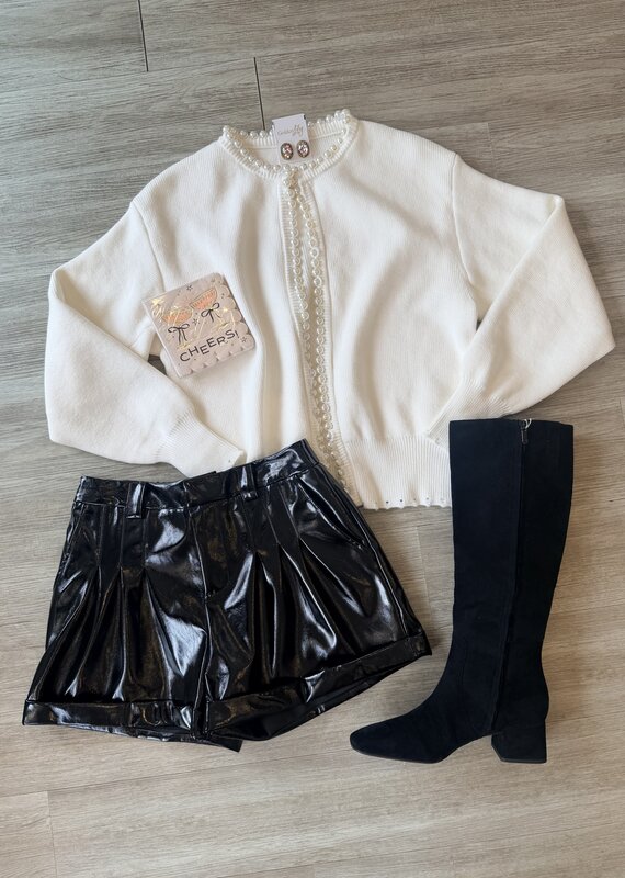 Pearl Front Cardigan