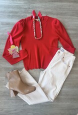 Sutton Sweater Red