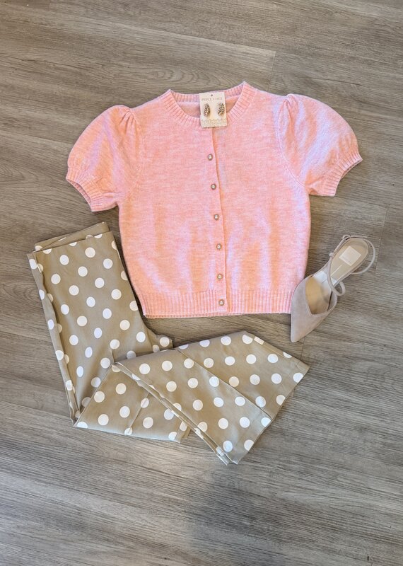 Tomorrow Cardigan Top Pink