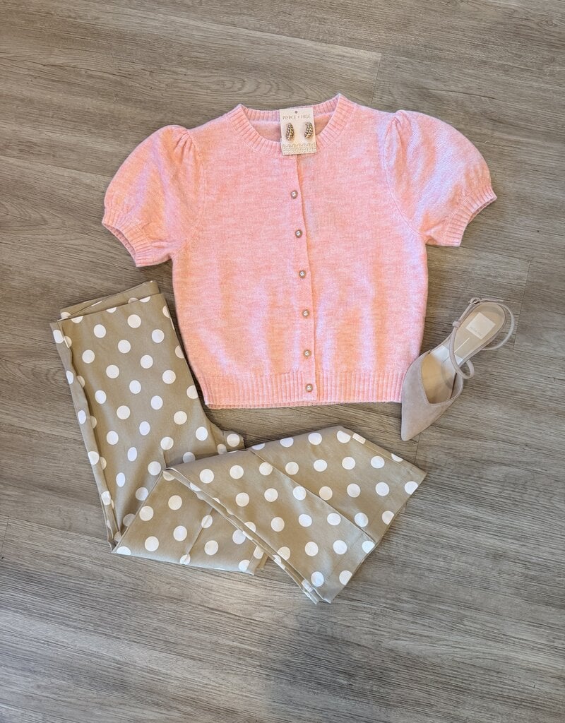 Tomorrow Cardigan Top Pink