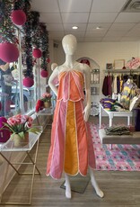 Sunset Scallop Halter Top