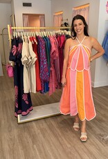 Sunset Scallop Halter Top