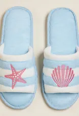 Sea Shell Starfish Terry Slippers