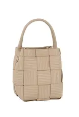 The Leslie Woven Bucket Bag