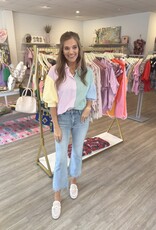 Content Crop Flare Jeans