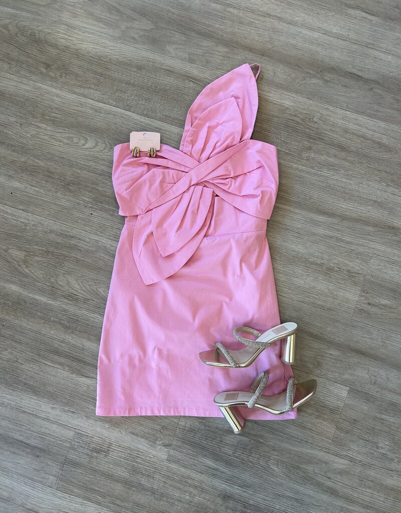 Mason Knotted Flower Bow Dress