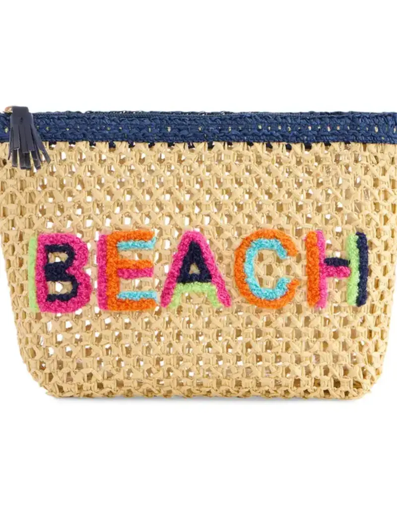 Beach Straw Pouch