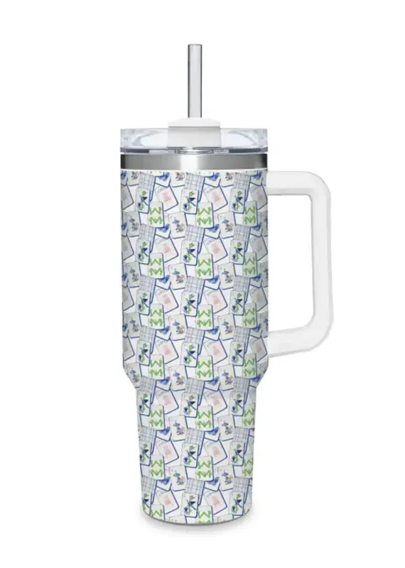 Toss Insulated Mahjong Water Tumbler