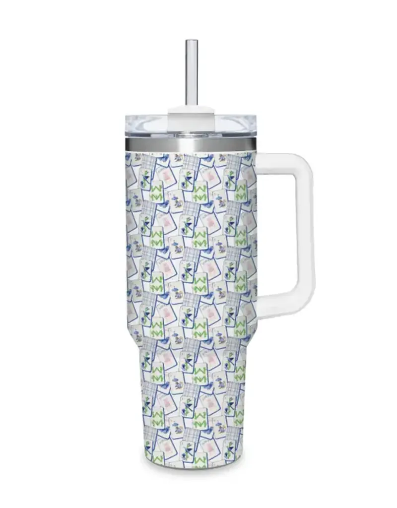 Toss Insulated Mahjong Water Tumbler