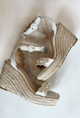 Catalina Scalloped Pearl Espadrille Wedge